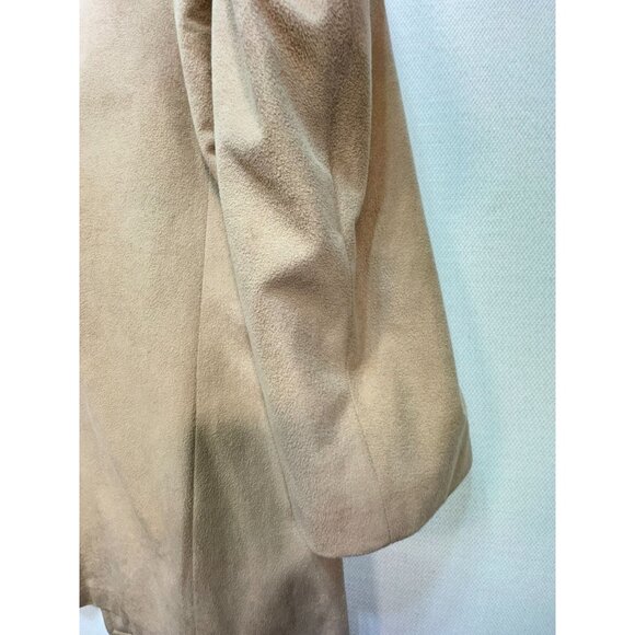 Vintage Stratojac Strato-Suede Mens Flannel Trench Coat Size 46 Beige Pockets - Picture 15 of 15